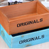 Wood Retro Vintage Square Flowerpots Box