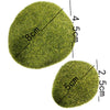 Green Artificial Moss Stones Grass Bryophytes