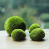 Green Artificial Moss Stones Grass Bryophytes