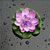 Artificial Water Lily Silk Plastic Flowers