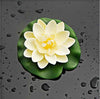 Artificial Water Lily Silk Plastic Flowers