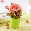 Houseware Decor Mini Rose Artificial Flowers Pot