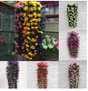 Silk Artificial Lily Vine Flowers Home Garden Decoration